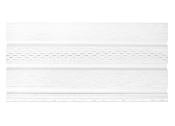 Софит к сайдингу ПЕРФОРАЦИЯ ПО ЦЕНТРУ TECOS БЕЛЫЙ купить в Юрьев-Польском