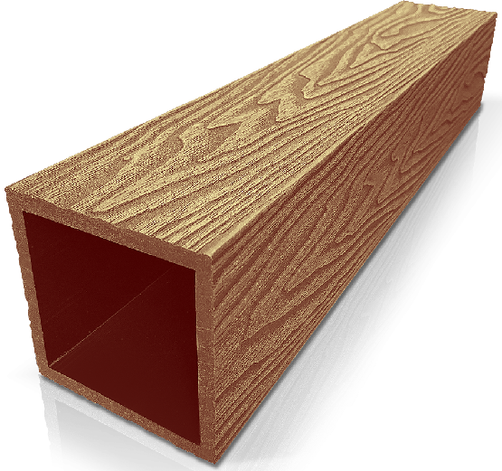 Столб ДПК 3D GardenParkett фактура дерева Бук купить в Юрьев-Польском