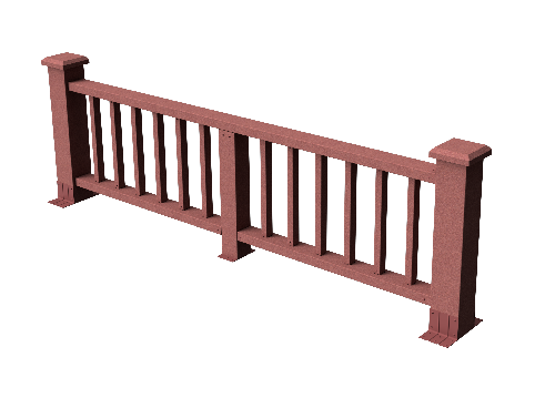 Ограждения декоративное ДПК GRINDERDECO Троя мербау купить в Юрьев-Польском