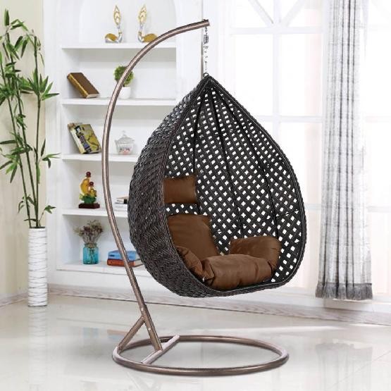 Кресло Подвесное из искусственного ротанга AFM-250B-L Brown купить в Юрьев-Польском