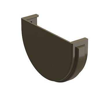 Заглушка желоба Docke Premium ПВХ - Каштан купить в Юрьев-Польском