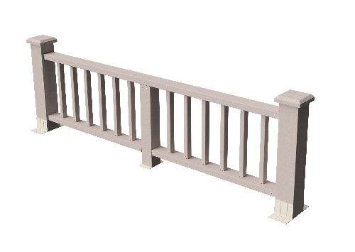 Ограждения декоративное ДПК GRINDERDECO Троя выбеленный дуб купить в Юрьев-Польском