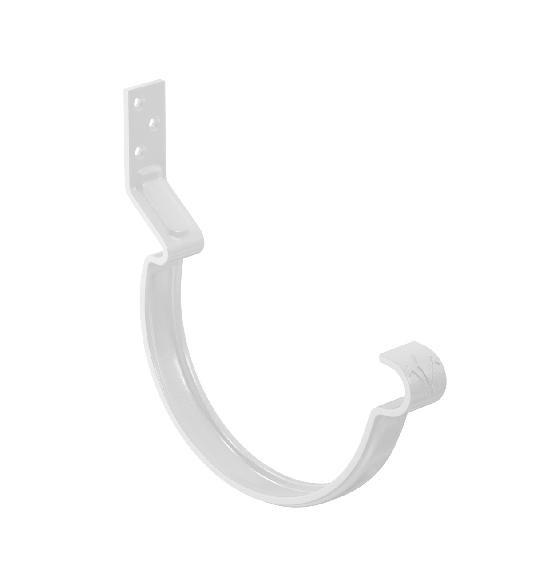 Водосток Aquasistem, система 150/100 - Крюк крепления желоба короткий RAL 9003 Белый купить в Юрьев-Польском