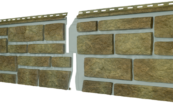 Фасадная панель Ю-пласт Стоун Хаус S-Lock Таганай вулканический купить в Юрьев-Польском