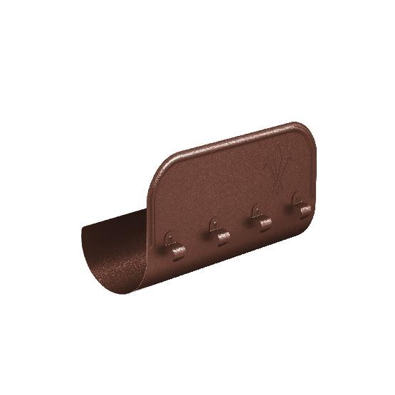 Водосток Aquasistem, Система 150/100 - Ограничитель перелива прямой RAL 8017 Коричневый matt купить в Юрьев-Польском