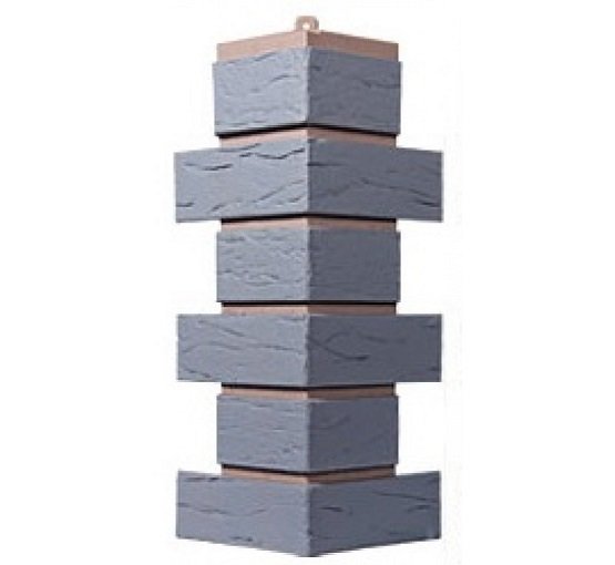 Угол T-Сайдинг-Кирпич Саман Серый купить в Юрьев-Польском