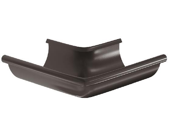 Водосток Aquasistem, система 150/100 -  Угол желоба, наружный 90° RR 32 Тёмно Коричневый купить в Юрьев-Польском