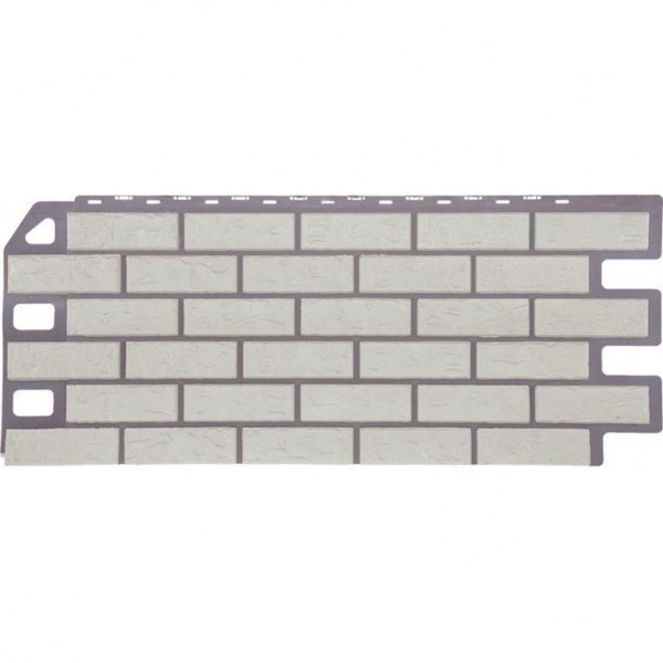 Фасадная панель FineBer, Кирпич, Мелованный белый купить в Юрьев-Польском