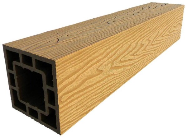 Столб опорный ДПК 3D GardenParkett фактура дерева Бук купить в Юрьев-Польском