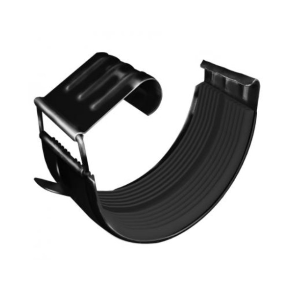 Водосток Grand Line 125x90 – Соединитель желоба RAL 9005 купить в Юрьев-Польском