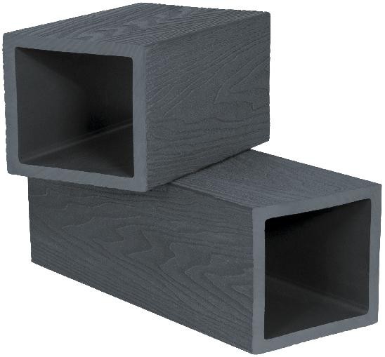 Столб опорный Polivan SINGARAJA 3D фактура дерева, чёрный купить в Юрьев-Польском