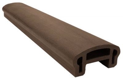 Перила вехнее фигурное Woodvex Select Темно - Коричневый купить в Юрьев-Польском