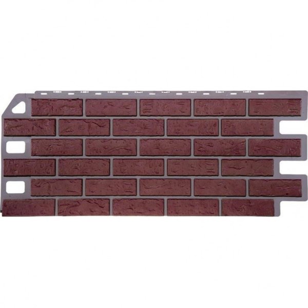 Фасадная панель FineBer, Кирпич, Красный купить в Юрьев-Польском