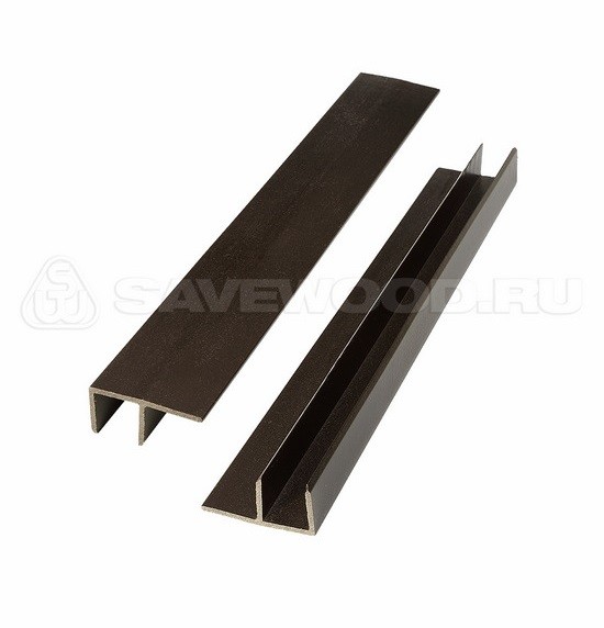 F-профиль ДПК Savewood – Тёмно-коричневый купить в Юрьев-Польском