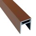 П-профиль Алюминиевый EasyDecking 35x25 Коричневый купить в Юрьев-Польском