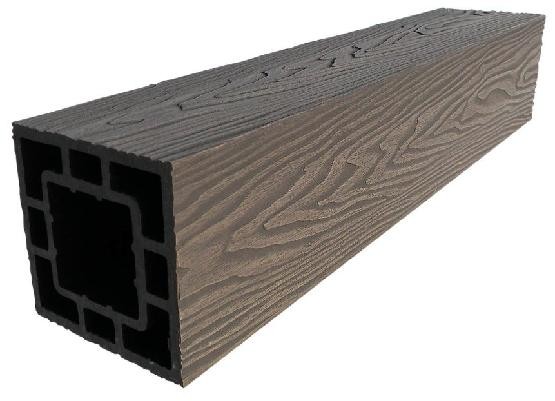 Столб опорный ДПК 3D GardenParkett фактура дерева Венге купить в Юрьев-Польском