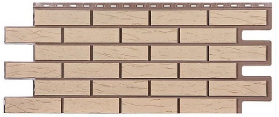 Фасадная панель T-Сайдинг-Кирпич Саман Желтый купить в Юрьев-Польском