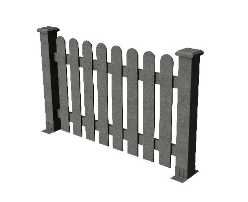 Ограждения декоративное ДПК GRINDERDECO  Сежурне серый базальт купить в Юрьев-Польском