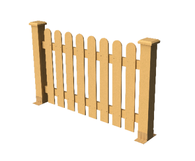 Ограждения декоративное ДПК GRINDERDECO Сежурне песчаник