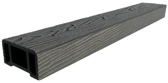 Перила ДПК 3D GardenParkett фактура дерева Графит купить в Юрьев-Польском
