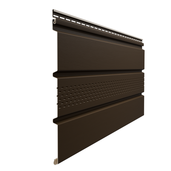 Софит Элит с центральной перфорацией Коричневый (темный дуб) купить в Юрьев-Польском