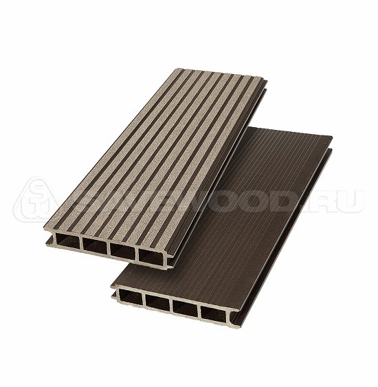 Террасная доска из ДПК SW Ulmus «SaveWood» темно-коричневый купить в Юрьев-Польском