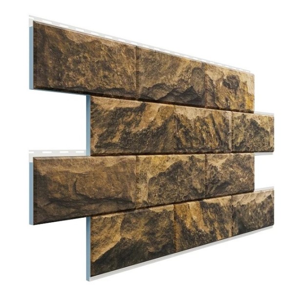 Фасадная термопанель Доломит Дагестанский камень Тигровый глаз купить в Юрьев-Польском