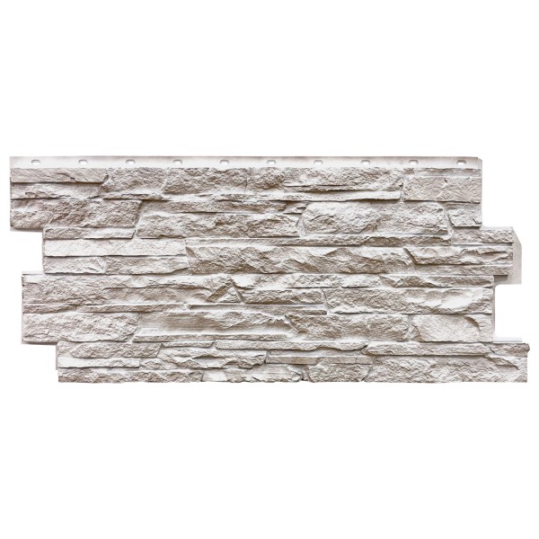 Фасадная панель FineBer, Скала, Мелованный белый купить в Юрьев-Польском