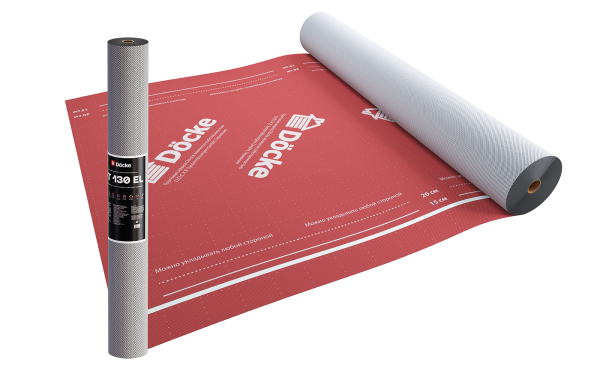 Супердиффузионная мембрана Docke, АT 130 EL трёхслойная, (универсальная с клеевой полосой) купить в Юрьев-Польском