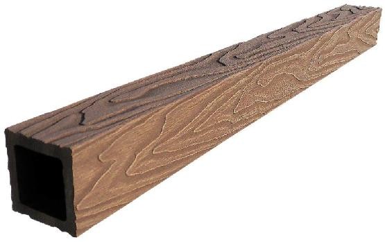 Балясина ДПК 3D GardenParkett фактура дерева Светло-коричневый купить в Юрьев-Польском