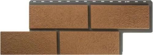 Фасадная панель Альта-Профиль Неаполитанский камень - Персиковый купить в Юрьев-Польском