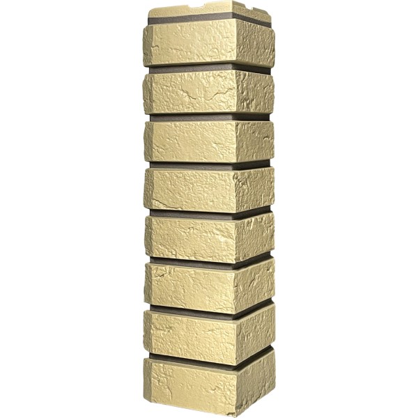 Угол наружный ДАЧНЫЙ Серия Баварский кирпич Песочный купить в Юрьев-Польском