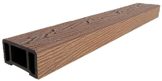 Перила ДПК 3D GardenParkett фактура дерева Светло-коричневый купить в Юрьев-Польском