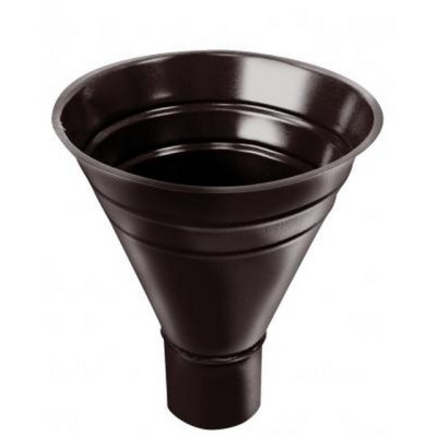 Водосток Grand Line 125x90 – Воронка водосборная RAL 8017