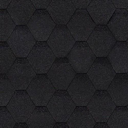 Гибкая черепица Shinglas, коллекция Оптима – Чёрный купить в Юрьев-Польском