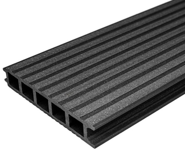 Террасная доска из ДПК бесшовная holzhof, Антрацит купить в Юрьев-Польском