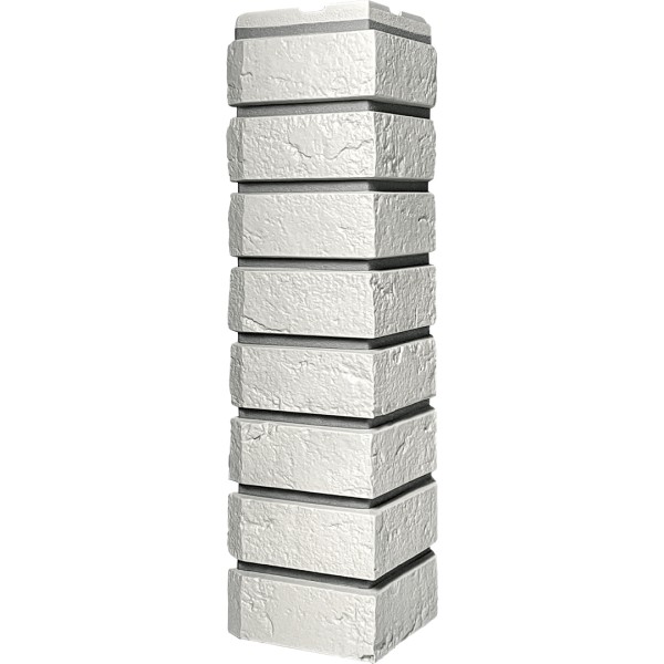 Угол наружный ДАЧНЫЙ Серия Баварский кирпич Белый купить в Юрьев-Польском