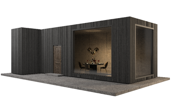 Фасадная панель GRINDERDECO, ДПК,двухсторонняя Серый базальт купить в Юрьев-Польском