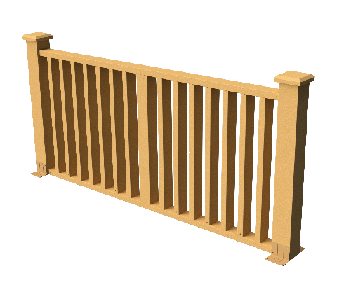 Ограждения декоративное ДПК GRINDERDECO  Риальто песчаник купить в Юрьев-Польском
