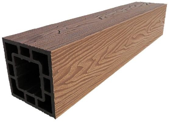 Столб опорный ДПК 3D GardenParkett фактура дерева Светло-коричневый купить в Юрьев-Польском