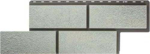 Фасадная панель Альта-Профиль Неаполитанский камень - Белый купить в Юрьев-Польском