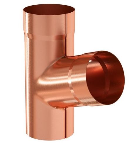 Водосток Aquasistem, система 150/100 - Тройник трубы медный купить в Юрьев-Польском