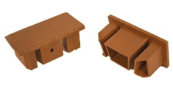 Заглушка для перил торцевая из алюминия GardenParkett Орех купить в Юрьев-Польском