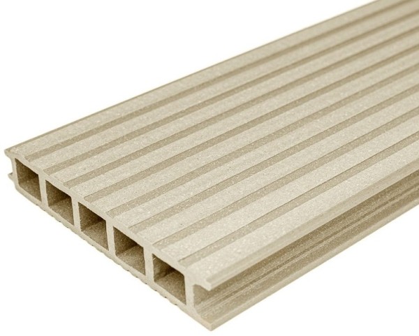 Террасная доска из ДПК бесшовная holzhof, Слоновая кость купить в Юрьев-Польском