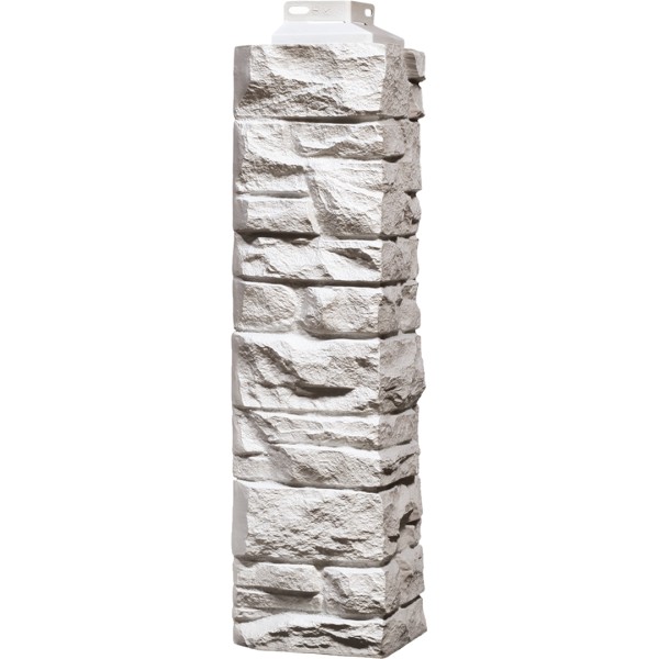 Угол наружный FineBer, Скала, Мелованный белый купить в Юрьев-Польском