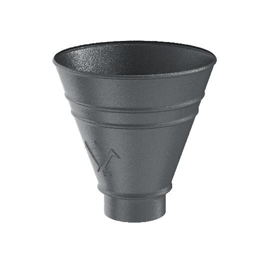 Водосток Aquasistem, Система 150/100 - Воронка водосборная круглая RR 23 Маренго matt купить в Юрьев-Польском