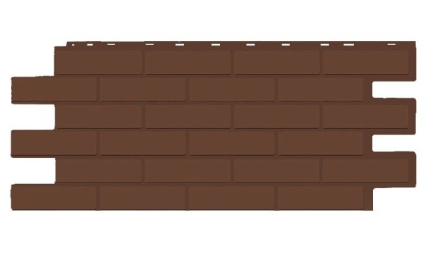 Фасадная панель T-Siding Кирпич Модерн Эко Браун купить в Юрьев-Польском