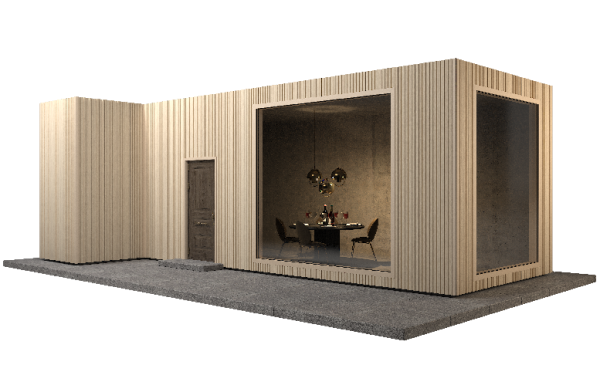 Фасадная панель GRINDERDECO, ДПК,двухсторонняя Выбеленный дуб купить в Юрьев-Польском