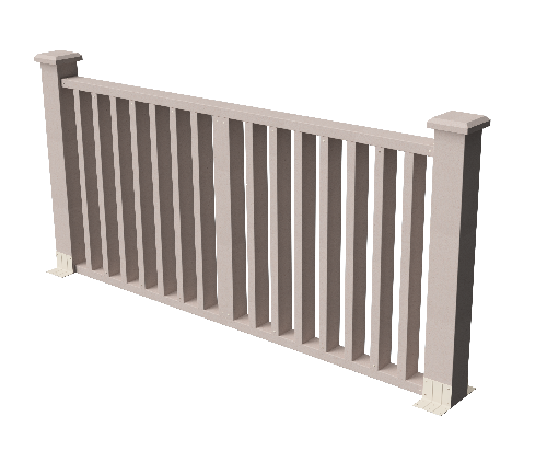 Ограждения декоративное ДПК GRINDERDECO  Риальто выбеленый дуб купить в Юрьев-Польском