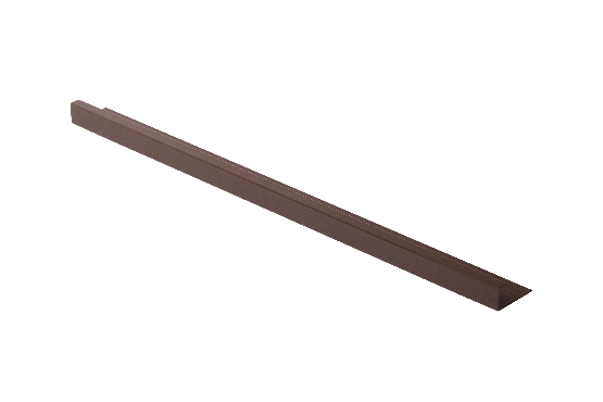 Профиль финишный,алюминиевый, бурый купить в Юрьев-Польском